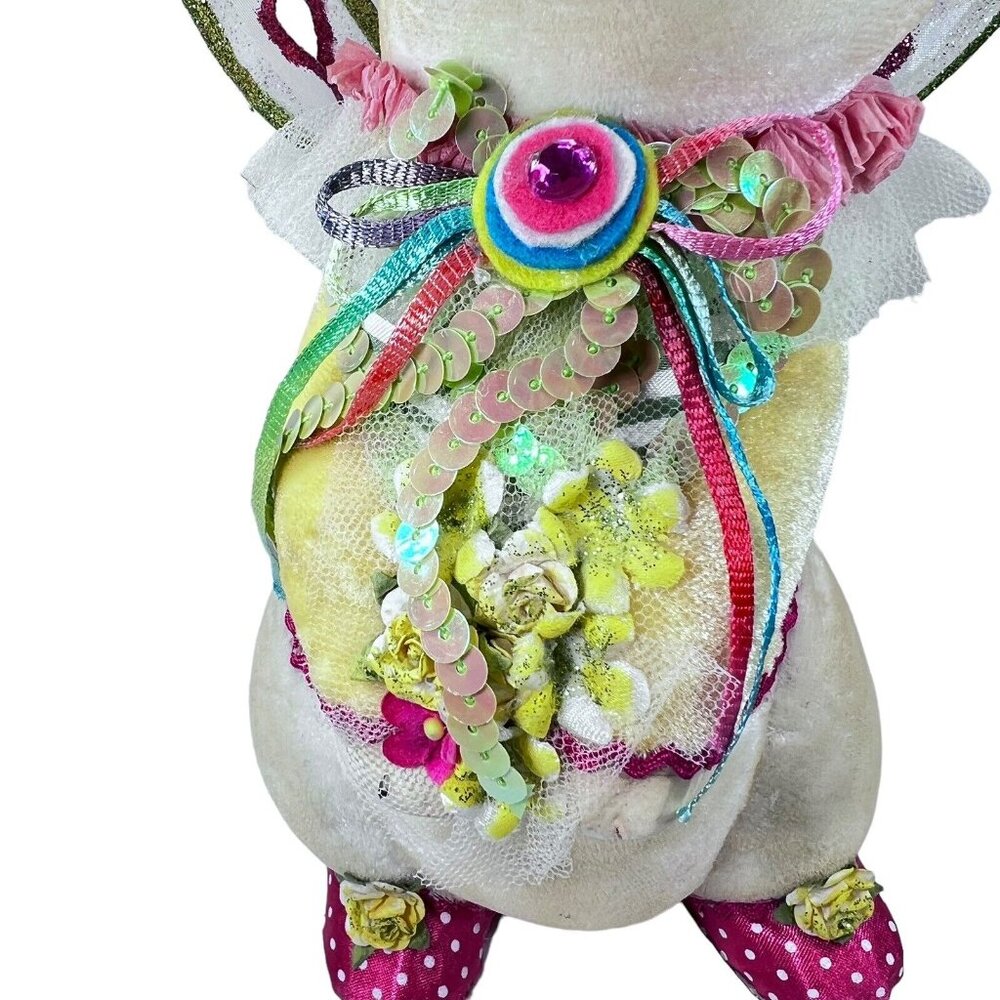 Katherines Collection Wayne Kleski Fairy Bunny Rabbit Flocked Eyelashes Signed - Picture 10 of 16